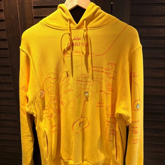 Advisory Board Crystals Swarovski Yellow Hoodie with Silver Accents - Picture 2 of 8